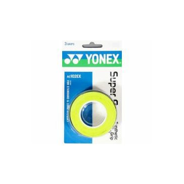 Vrchní omotávka Yonex Super Grap AC102 X3 Yellow 0,6mm