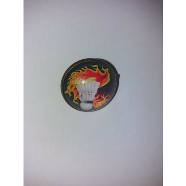 Odznak Badminton míč oheň