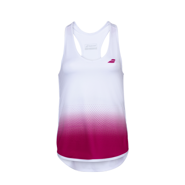 Babolat Compete Tank Top 2020 bílá/červená Babolat Compete Tank Top 2020 bílá/červená
