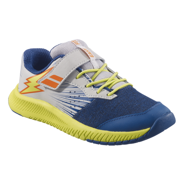 Juniorská tenisová obuv Babolat Pulsion Kid 2021 modrá/žlutá