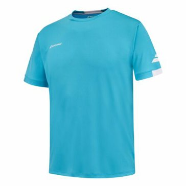 Chlapecké triko Babolat Play Crew Neck 2024, cyan blue