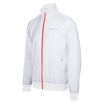 Bunda Babolat Core Club Jacket Men 2017 White, vel. XL
