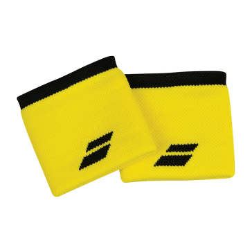 Babolat Logo Wristband Yellow/black X2