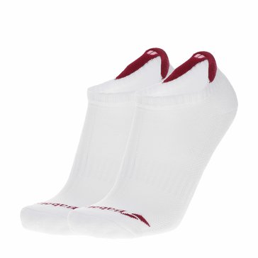Ponožky Babolat Invisible 2 páry bílá/červená