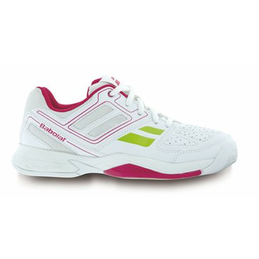 Dětská tenisová obuv Babolat Pulsion BPM JR 2015 White/Pink
