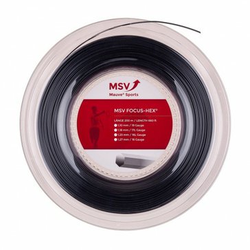 Tenisový výplet MSV Focus Hex 200m 1,18mm černý