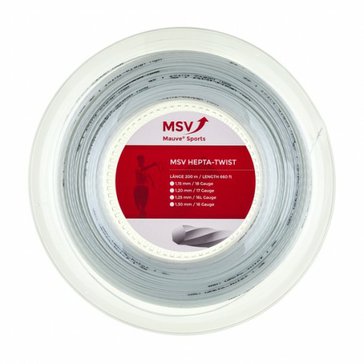 Tenisový výplet MSV Hepta Twist 200m bílý