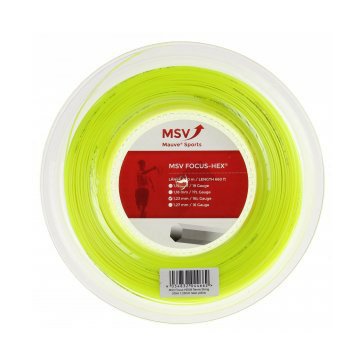 Tenisový výplet MSV Focus Hex 200m 1,23mm Neon žlutá