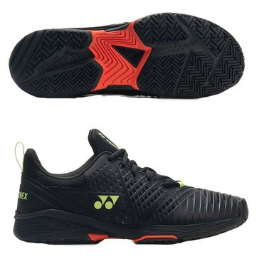 Pánská tenisová obuv Yonex SONICAGE 3 AC Black/Lime, vel. 41