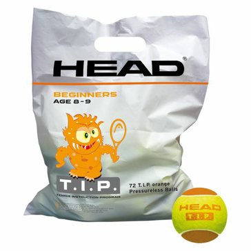 Dětské tenisové míče Head T.I.P. orange 72 kusů