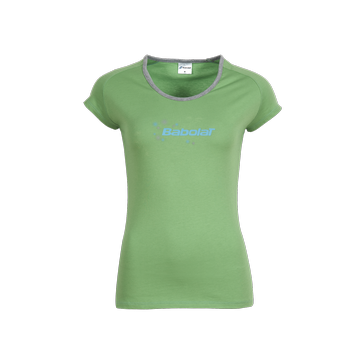 Triko Babolat T-Shirt Core Basic Women 2015 Green, vel. M Triko Babolat T-Shirt Core Basic Women 2015 Green, vel. M