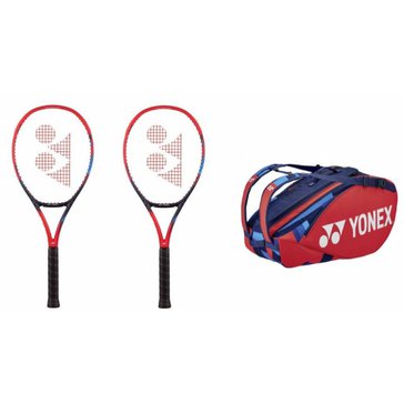 Tenisová raketa Yonex VCORE 100 300g Scarlet + taška Scarlet