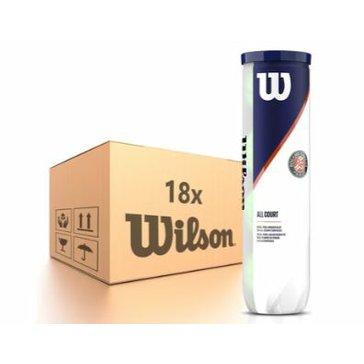 Tenisové míče Wilson Roland Garros All Court 72 ks /18 dóz/  + omotávky X3