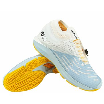 Pánská tenisová obuv Wilson Kaos 3.0 SFT Clay bílá/modrá, vel. 47
