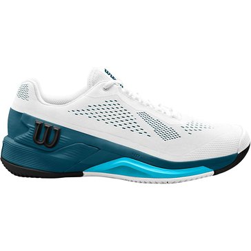 Pánská tenisová obuv Wilson Rush Pro 4.0 AC bílá/modrá/šedá 2022
