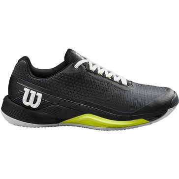 Pánská tenisová obuv Wilson Rush Pro 4.0 Clay černá/žlutá/bílá 2024