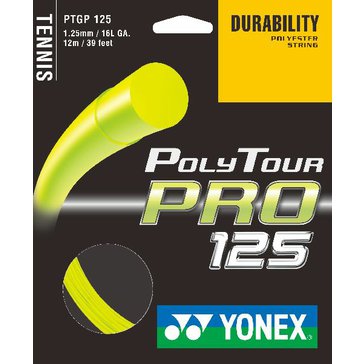 Tenisový výplet Yonex Poly Tour PRO 125 200m žlutý