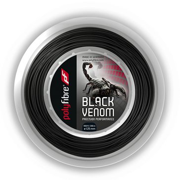 Tenisový výplet Polyfibre Black Venom 200m