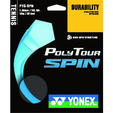 Tenisový výplet Yonex Poly Tour Spin 125 12m stříhaný