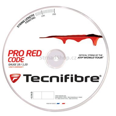 Tenisový výplet Tecnifibre Pro Red Code 200m