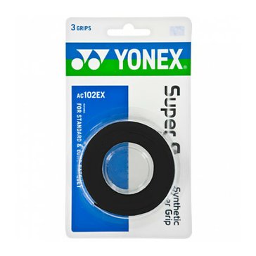 Vrchní omotávka Yonex Super Grap AC102 X3 Black 0,6mm